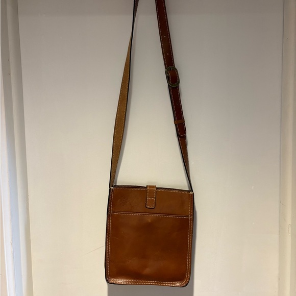 Patricia Nash Brown Leather Crossbody with Adjustable Strap - Picture 4 of 15
